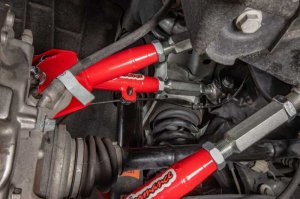 Chevrolet Camaro Control Arms - Rear - UMI Performance - Adjustable, Roto-Joints - Red - `16-`24